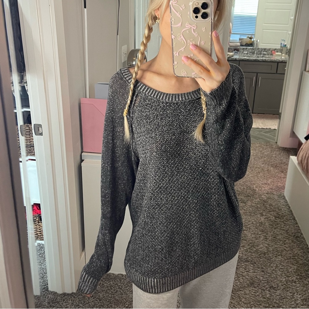 Faded Glory Gray Sweater